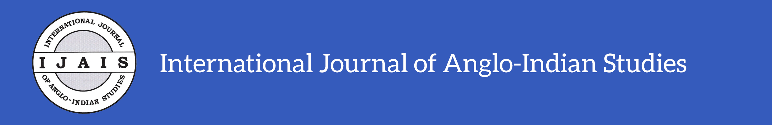 The monogram of the International Journal of Anglo-Indian Studies